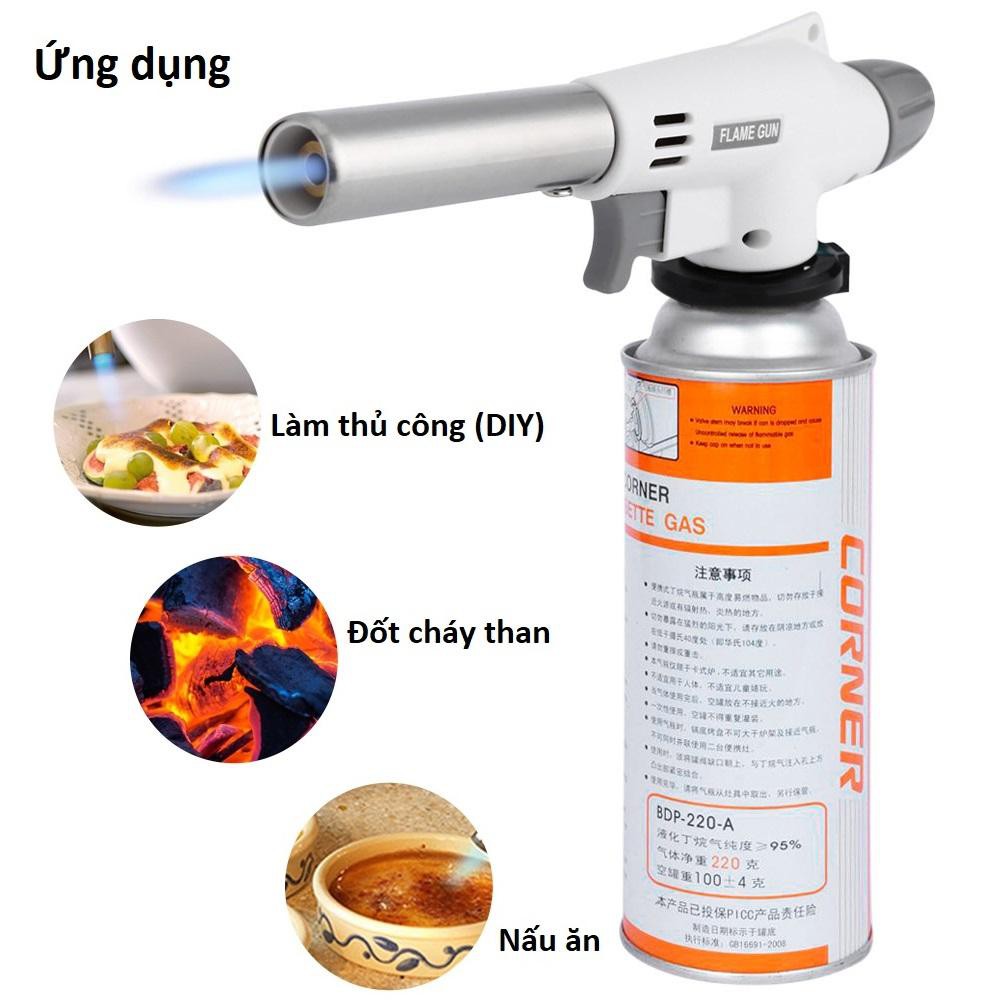 [FREESHIP] Đèn khò gas đánh lửa tự động,Khò thực phẩm,hàn mọi vật liệu sử dụng bình gas mini