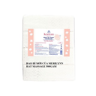 BÔNG TẨY TRANG MERILYNN HẠT MASSAGE GÓI 500GR kèm quà tặng - KOTTON