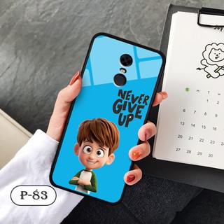 Ốp lưng kính 3D Xiaomi Redmi 5 Plus- cute