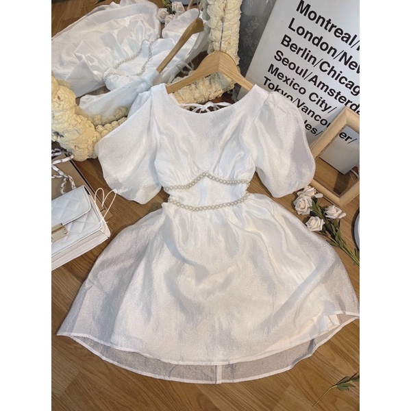 ĐẦM TRẮNG VIỀN NGỌC EO