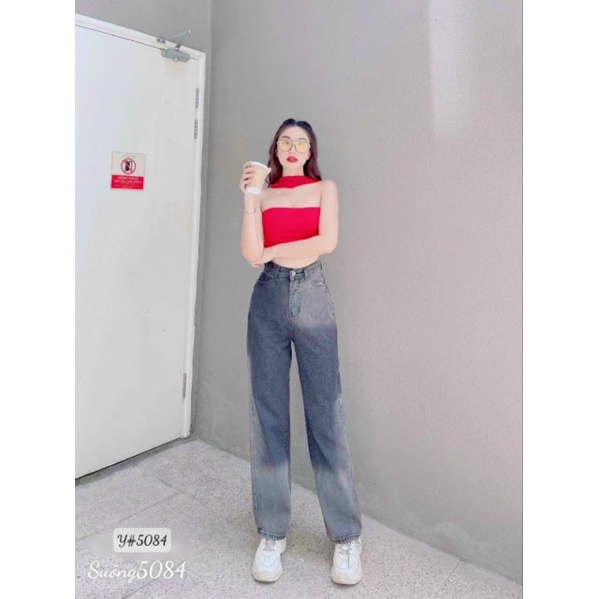QUẦN JEAN SUÔNG LƯNG CAO LOANG