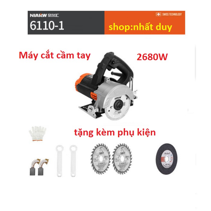 Máy cắt gạch ,gỗ +tặng kèm phụ kiện