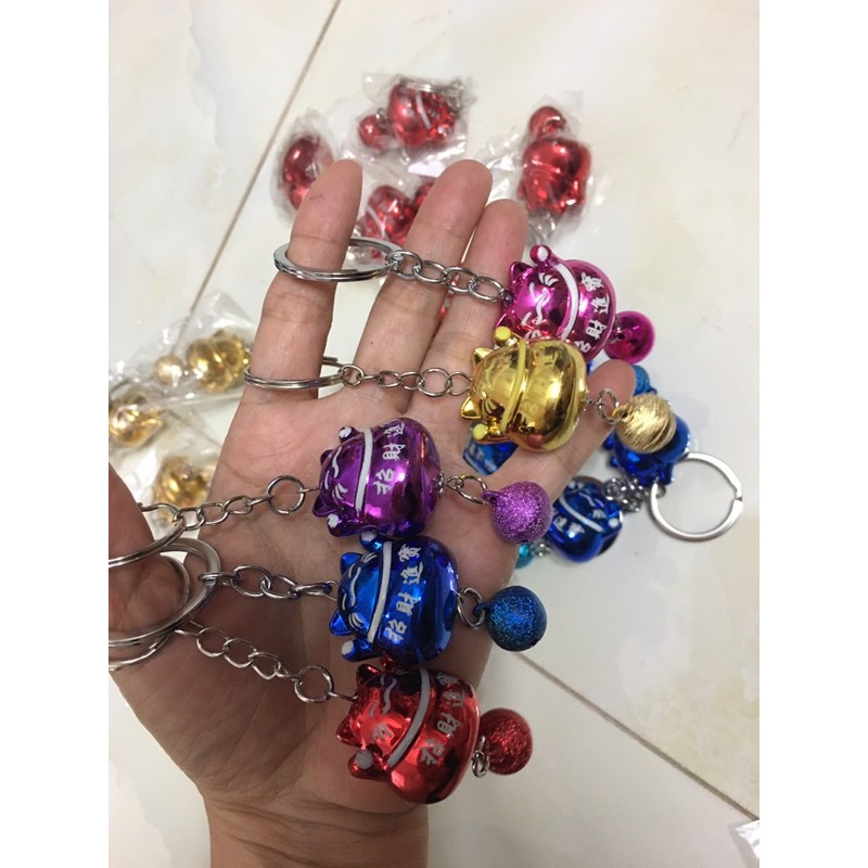 Móc khoá bé Mèo may mắn