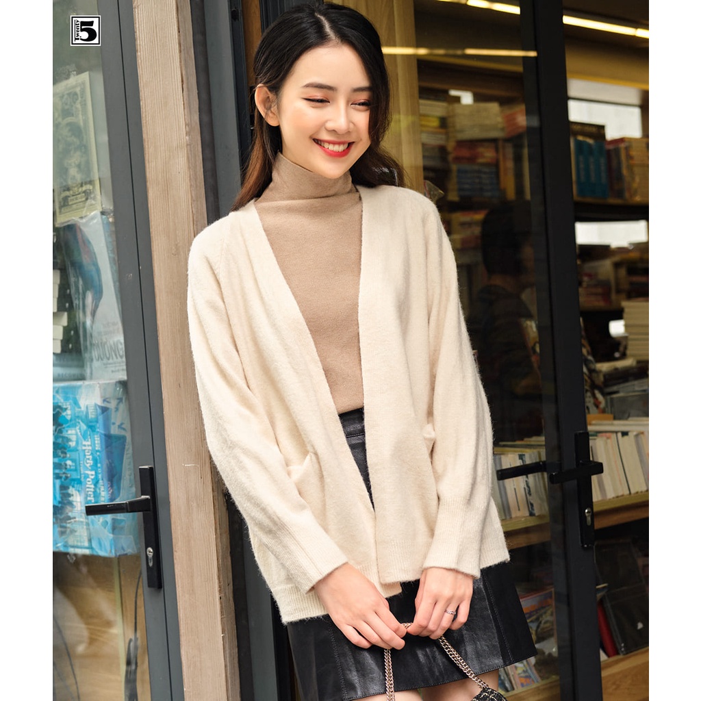 Áo khoác len cardigan nữ 2 túi lớn Twentyfive 3462