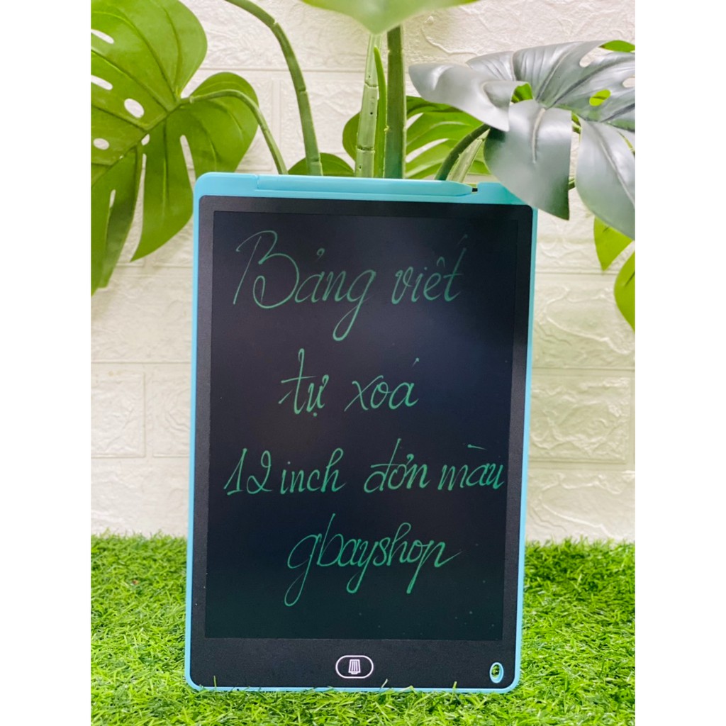Bảng viết, bảng vẽ điện tử thông minh tự động xóa cho bé 8inh, 8''5 inch, 10 inch, 12 inch