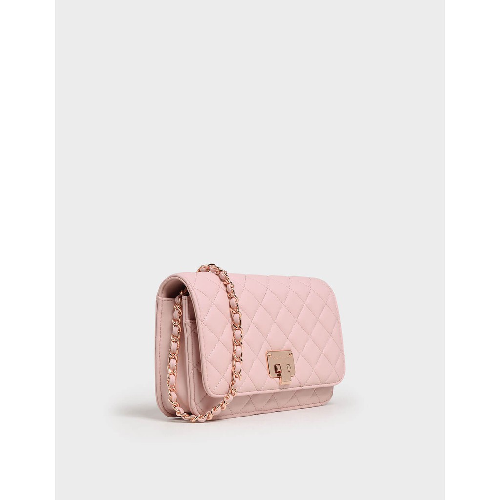 Túi xách CNK màu hồng CK011