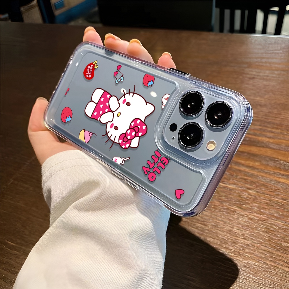 Ốp Điện Thoại Trong Suốt Họa Tiết Hello Kitty Cho iphone 14 Pro Max Plus 13 11 12 7Plus X XR XS Max 7 8 SE 2020