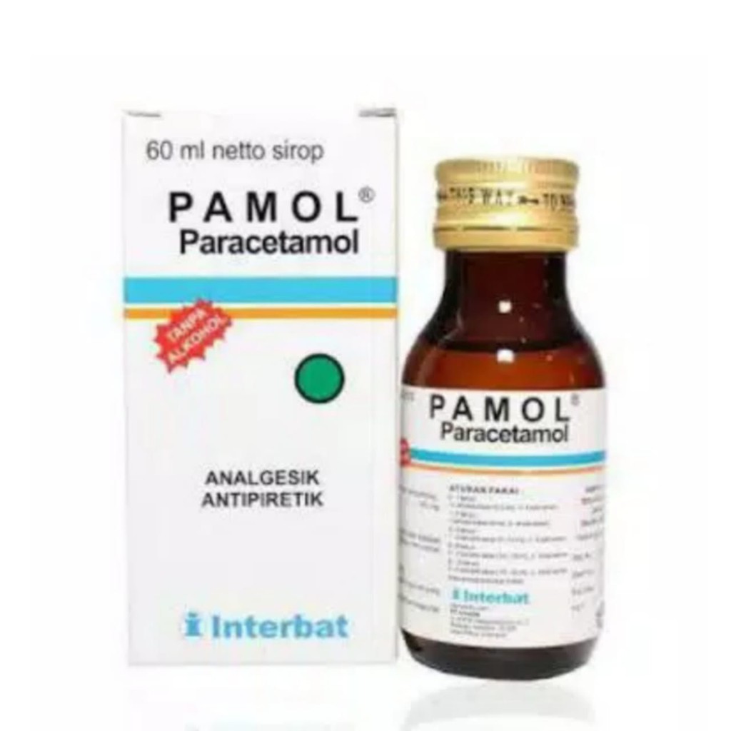(Hàng Mới Về) Thuốc Răng Pamol Syrup 60ml Paracetamol Giảm Đau Răng Cho Bé