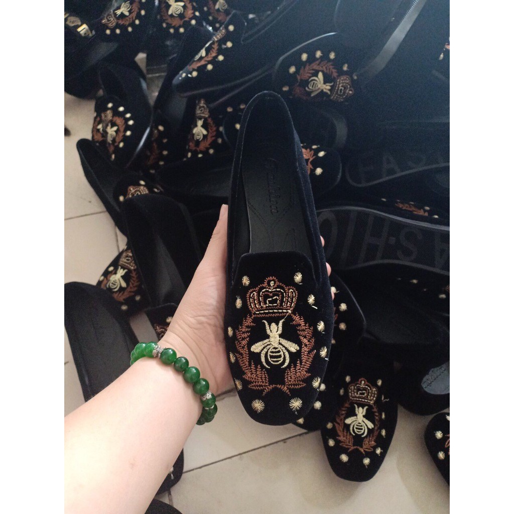 ] Giày búp bê ong thêu mẫu mới | BigBuy360 - bigbuy360.vn