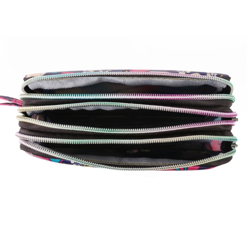 Ví họa tiết hoa vải dù