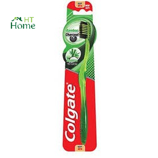 Bàn chải đánh răng colgate® bamboo charcoal chải sạch mà vẫn êm dịu với nướu