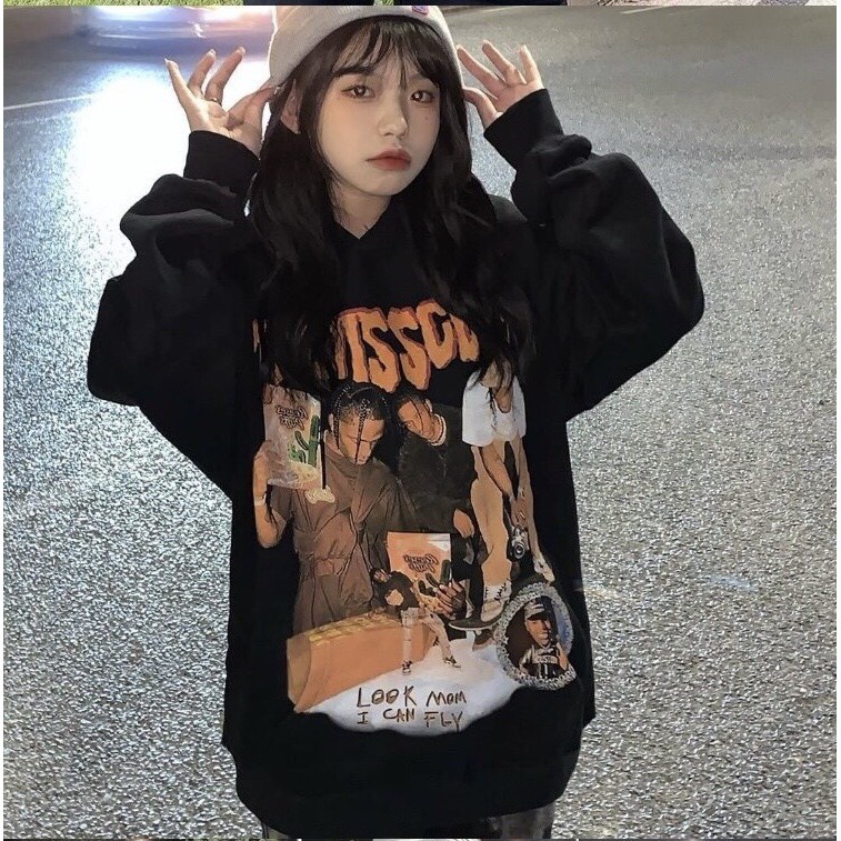 Áo Hoodie, Sweater Travisscott Form Rộng Unisex Áo Chất Nỉ Bông Cao Cấp | BigBuy360 - bigbuy360.vn