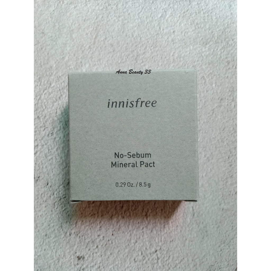 [ Ảnh Chụp Thật ] Phấn Phủ Nén Kiềm Dầu Innisfree No Sebum Mineral Pact 8.5g | BigBuy360 - bigbuy360.vn