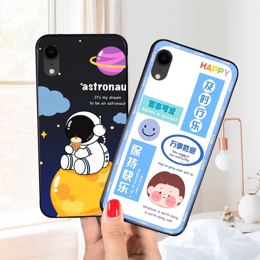 Ốp lưng iphone XR in hình 3D GẤU cute be@r, soda, happy day cực hot ,thời thượng