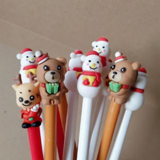 [1.300đ/C] Set 5 Bút Noel Gấu (Hàng Lỗi)
