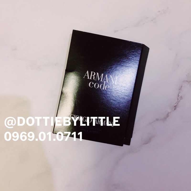 Vial nước hoa Armani Code