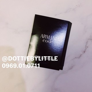 Vial nước hoa Armani Code