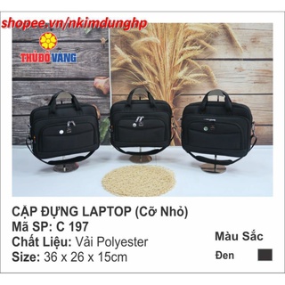 Cặp ngang đen Thủ Đô Vàng (Cỡ nhỏ) - Chính Hãng - Mã SP: C197