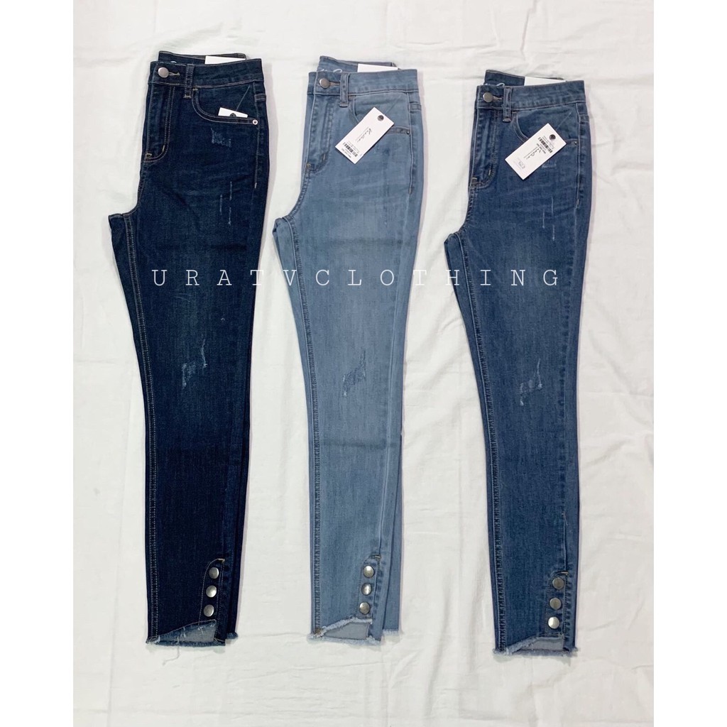 [FREESHIP - ẢNH CHÍNH CHỦ] Quần jean SKINNY 9 TẤC RÁCH ống 3 KHUY KAN.CAN | BigBuy360 - bigbuy360.vn