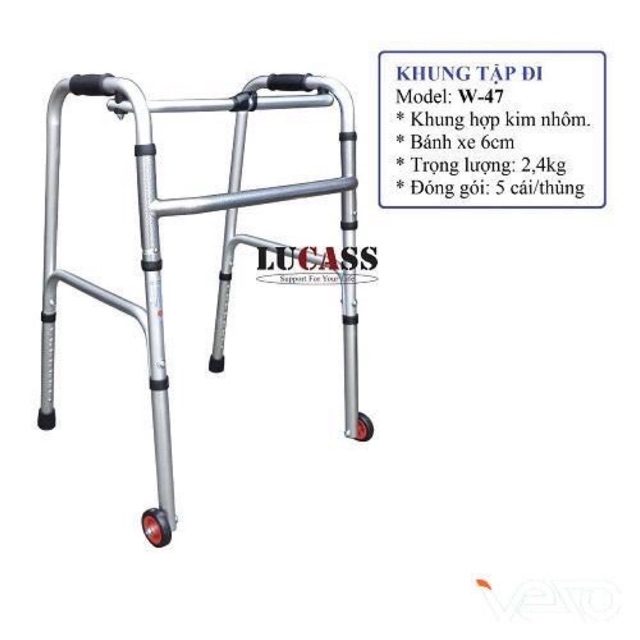 Khung tập đi bằng NHÔM LUCASS W79