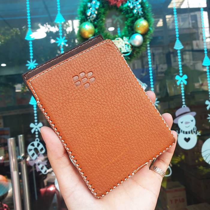 Bao da BlackBerry Passport Silver da bò thật handmade