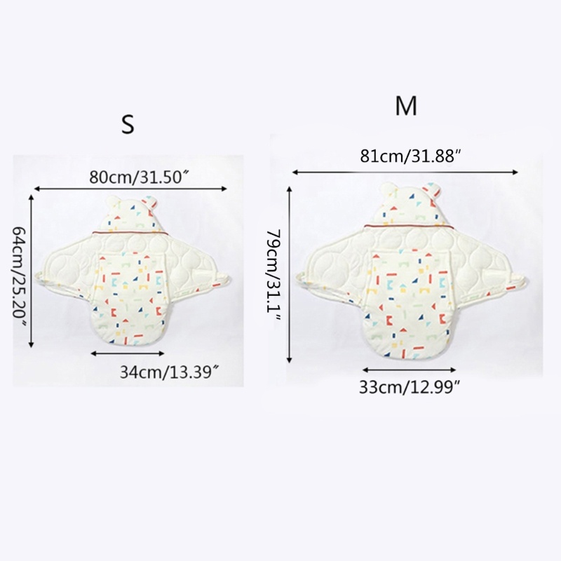 Túi Ngủ Chất Liệu Cotton Giữ Ấm Mùa Thu Đông Cho Bé Sơ Sinh