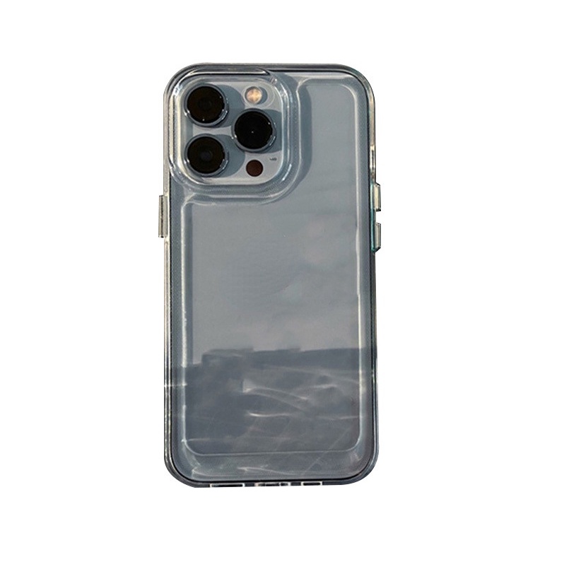 Ốp Điện Thoại Acrylic Trong Suốt Màu Đen Họa Tiết Vũ Trụ Cho Iphone 6 6S 7 + 8 Plus SE2020 X XS XR 11 12 13 Pro Max