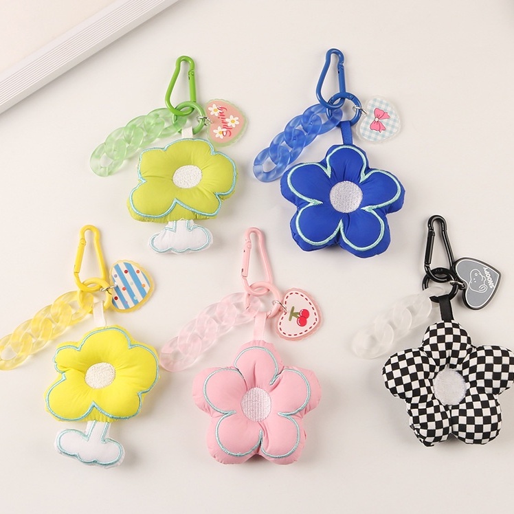 Vỏ Bọc Chìa Khóa Xe Hơi Đính Hoa Xinh Xắn