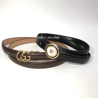 Thắt lưng nữ da bóng