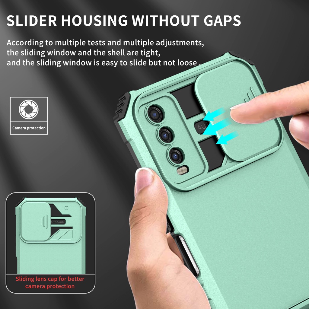 Ốp Điện Thoại Dạng Giáp Cho Vivo V2043 V2032 V2026 V2029 V2027 V2037 V2052 V2042 V2048 V2054