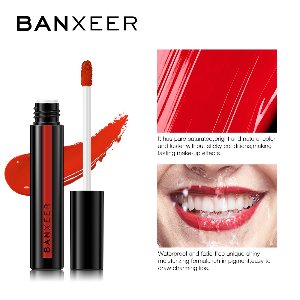 Son Kem BANXEER Dưỡng Ẩm Lâu Trôi Kháng Nước 8 Màu 3.5ml | BigBuy360 - bigbuy360.vn