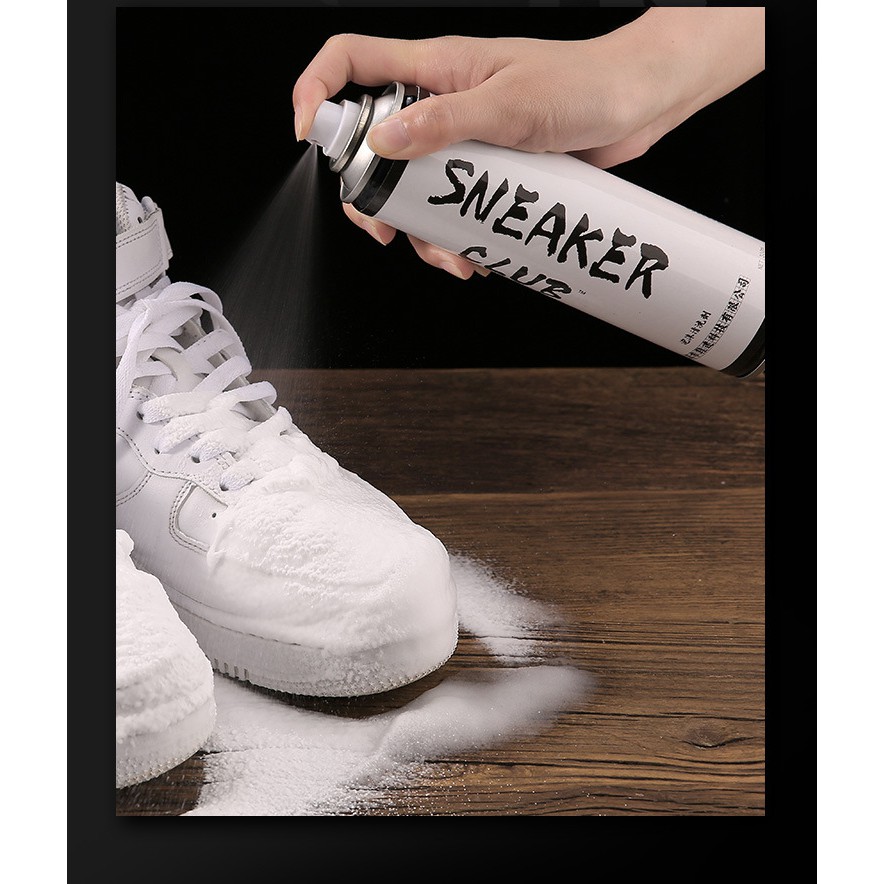 Bình xịt bọt vệ sinh giày, Bình tẩy trắng sneaker sạch nhanh, dễ sử dụng