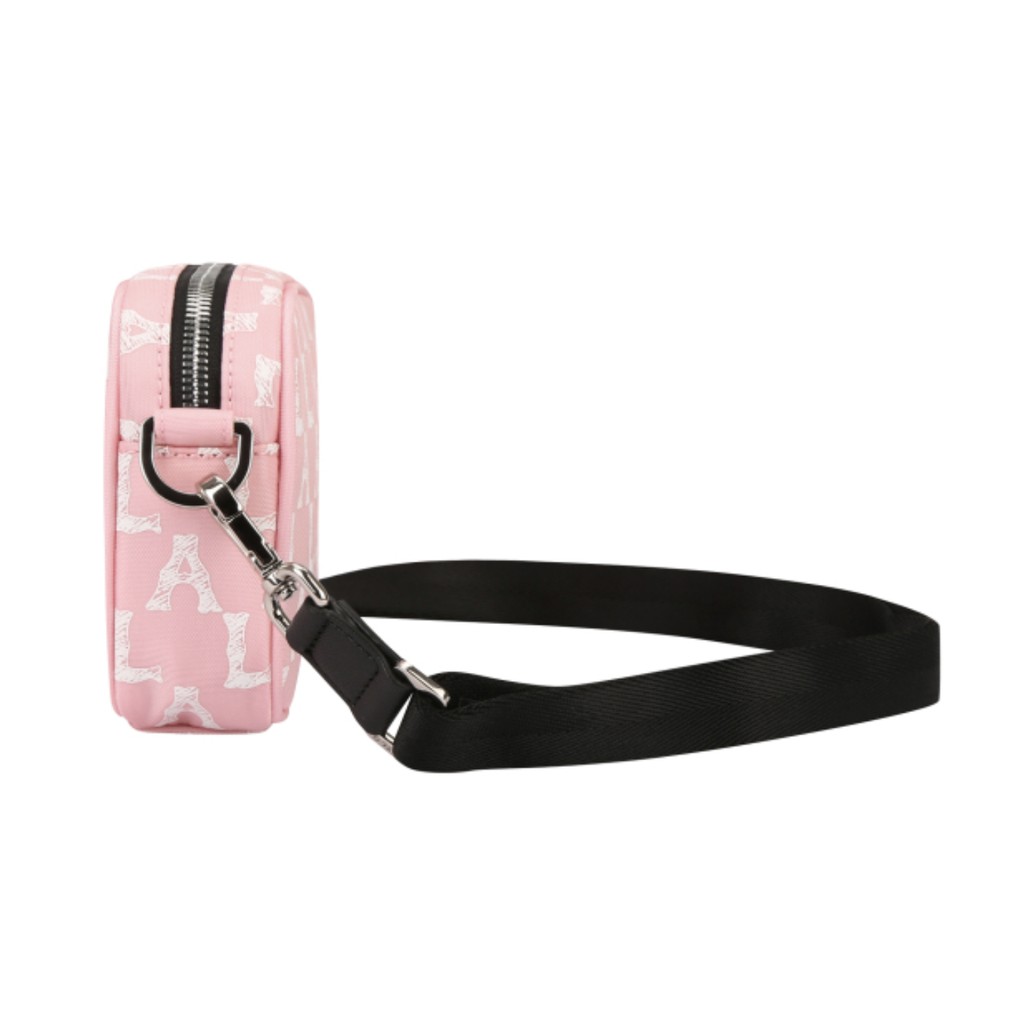 Túi Monogram Mini Crayon Cross Bag LA Pink - Hàng Chính Hãng - Túi Đeo Phong Cách Hàn Quốc