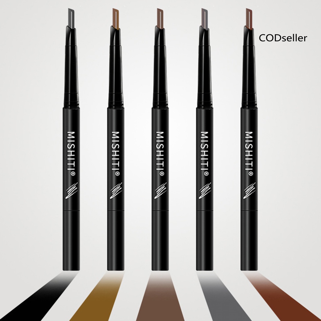 Bút chì vẽ lông mày hai đầu xoay tự động không nhòe cho nữ