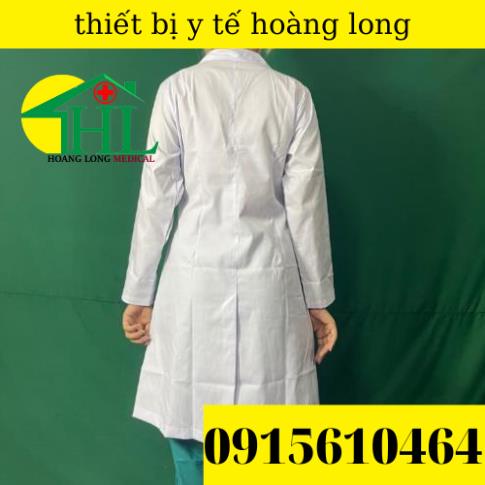 Áo Blouse bác sĩ dáng dài - tay dài nam các size M L XL 2XL