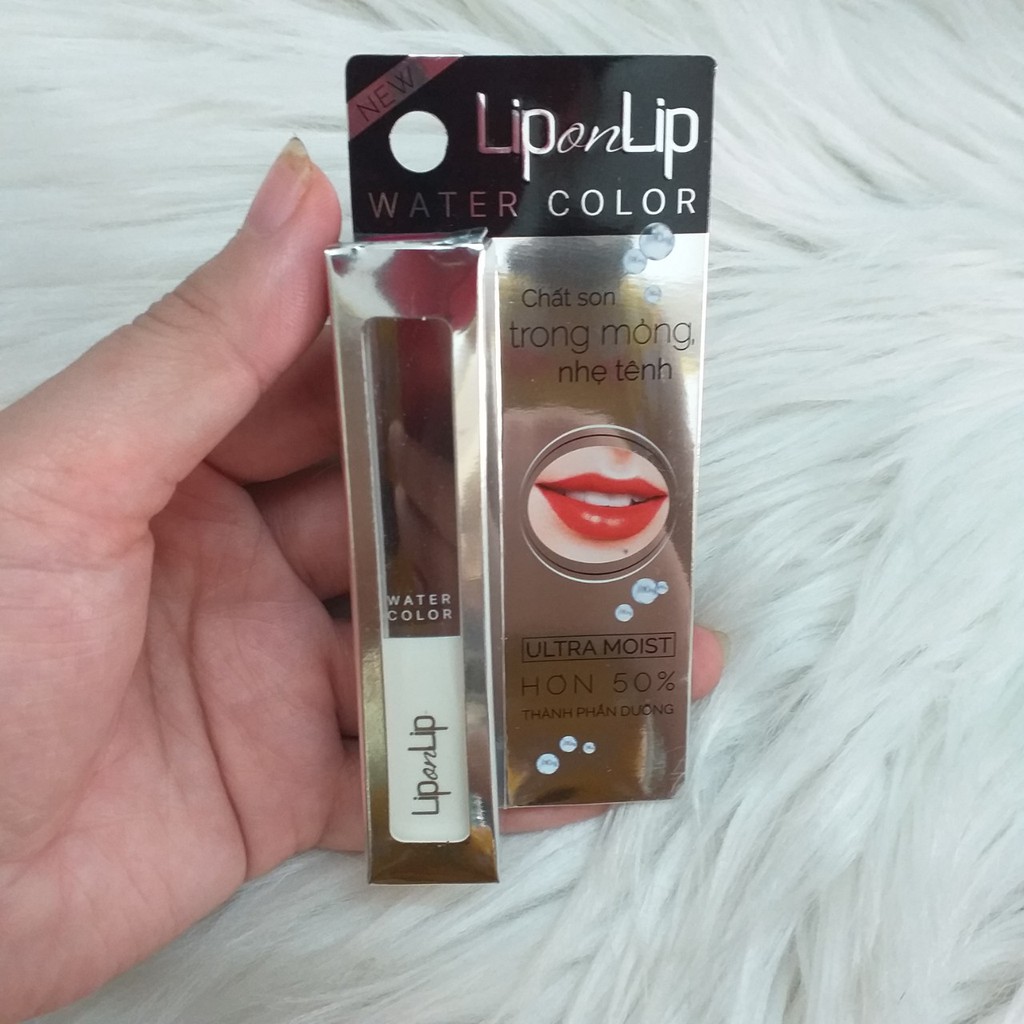 (thanh lý HSD 12/2022) Son trang điểm dưỡng tối ưu Lip On Lip Water Color 2.2g