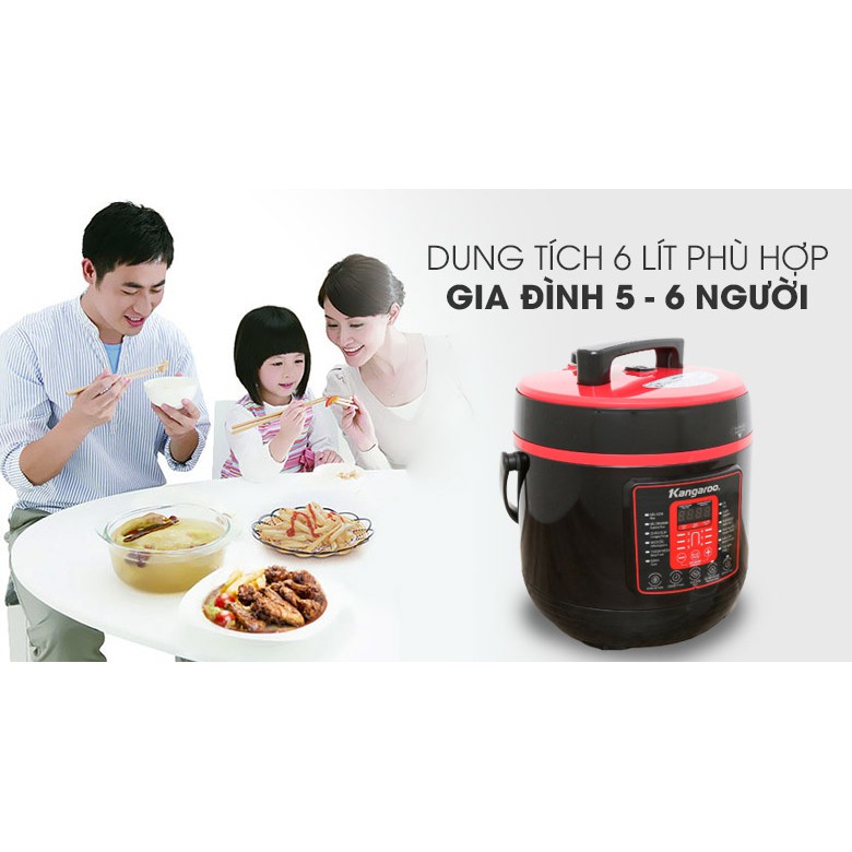 Nồi áp suất Kangaroo KG6P2 6 lít