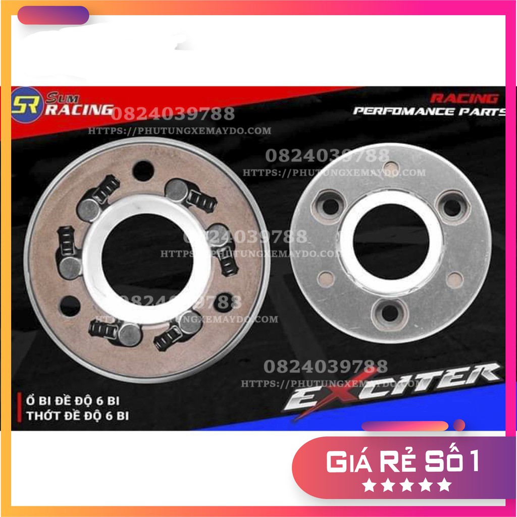 COMBO BỘ THỚT ĐỀ 6 BI ĐỘ CHO EXCITER 150 [siêu rẽ]