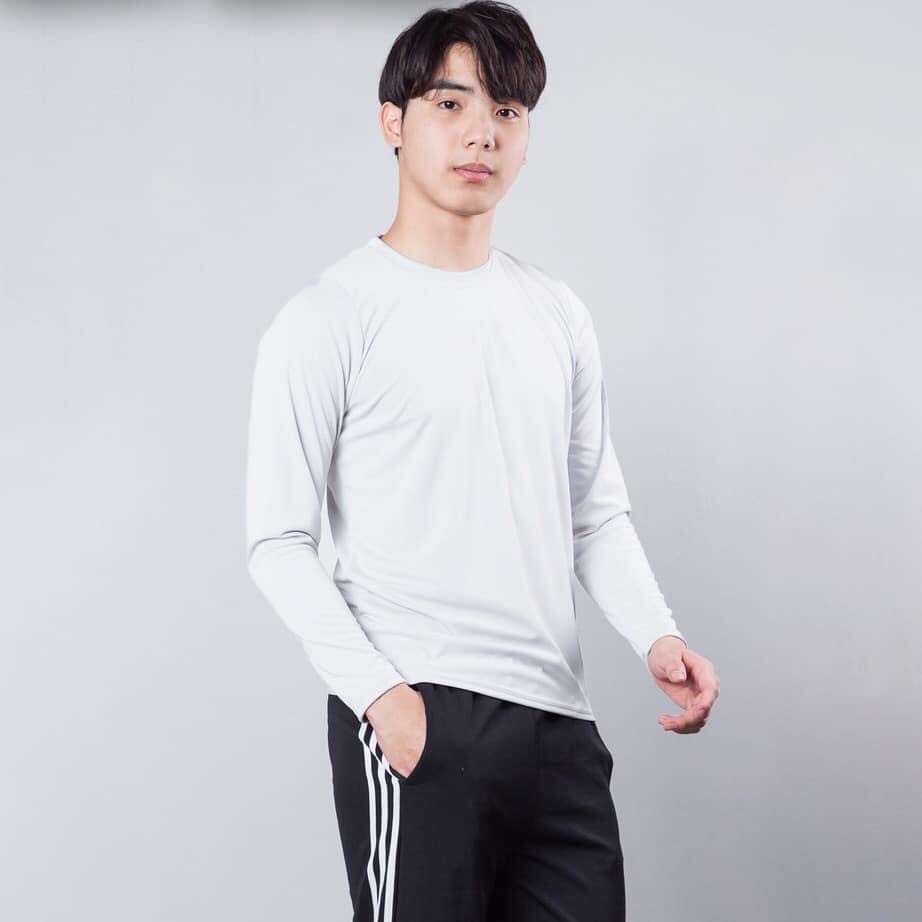 Áo giữ nhiệt nam dài tay thể thao thun co giãn thời trang cao cấp ROMAN AT06