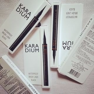 Bút dạ kẻ mắt Karadium Waterproof Brush Liner Black