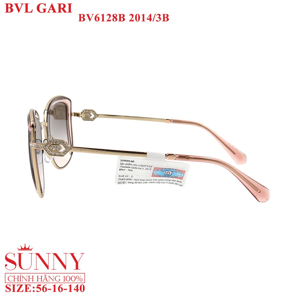 Kính mát Bvlgari BV6128B chính hãng, bảo hành toàn quốc