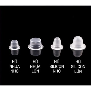 Hũ đựng mực nhựa, sillicon size nhỏ/lớn