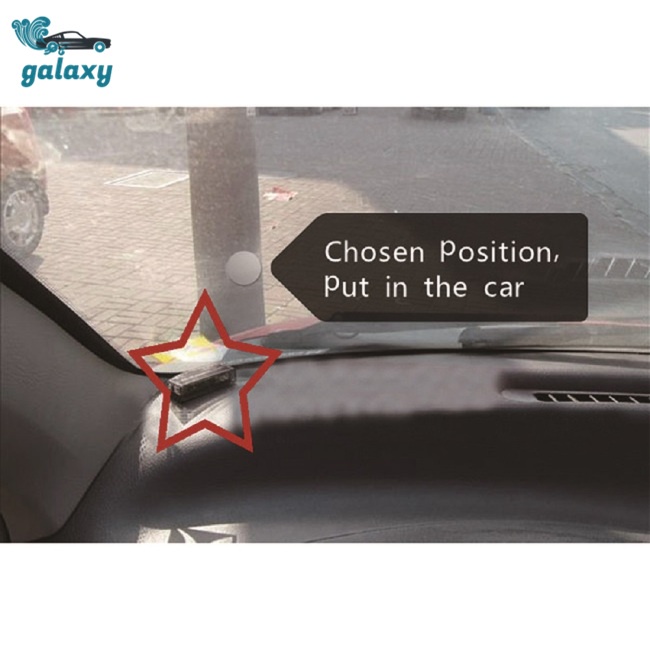 Galaxy Đèn Cảnh Báo Năng Lượng Mặt Trời Kèm Sạc Usb Chất Lượng Cao Cho Ô Tô