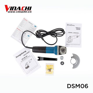 Máy mài góc dongcheng - máy mài góc dongcheng dsm06-100 sử dụng công suất 800w cho tốc độ không tải lên tới 9.000 vòng/p