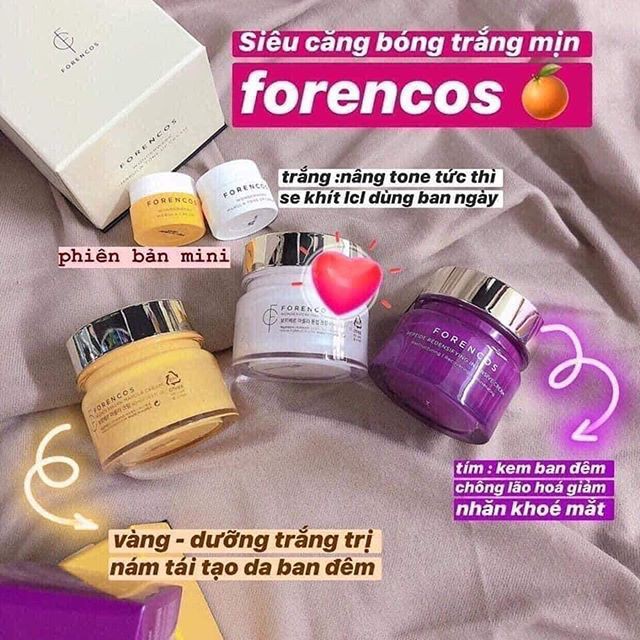 Kem dưỡng trắng da ngày/ đêm Forencos Wonderwerk Marula Tone Up Cream/ Marula Cream 10ml