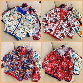 Áo gió 2 mặt bé trai sz 1-8y