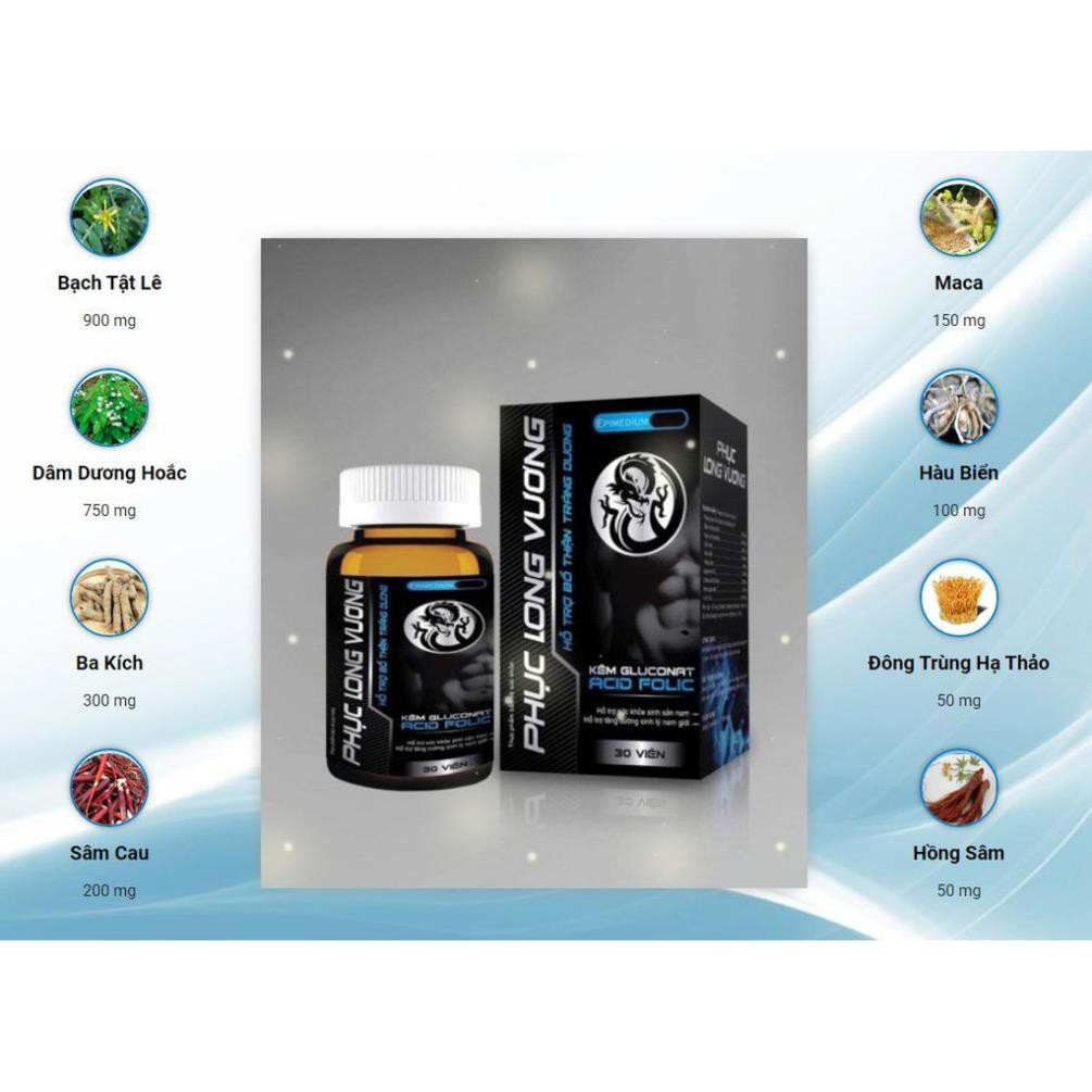 [MUA 3 TẠNG 1] Tăng Cường Sinh Lý Nam PHỤC LONG VƯƠNG Cao Cấp Chiết Xuất Thảo Dược, Giao Hàng Kín Đáo | BigBuy360 - bigbuy360.vn