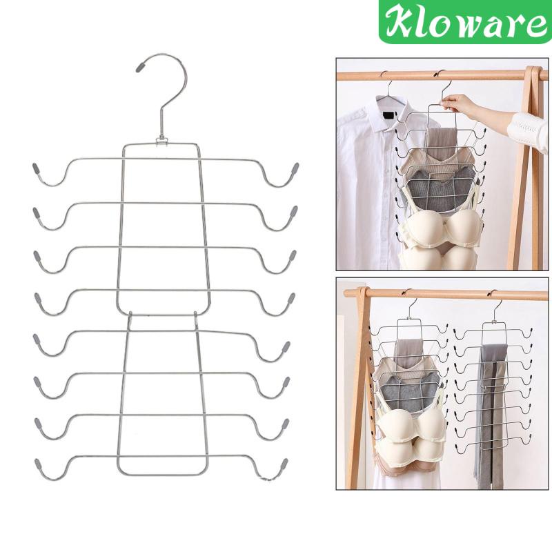 Móc treo áo ngực khăn choàng cổ màu đen có thể gấp gọn