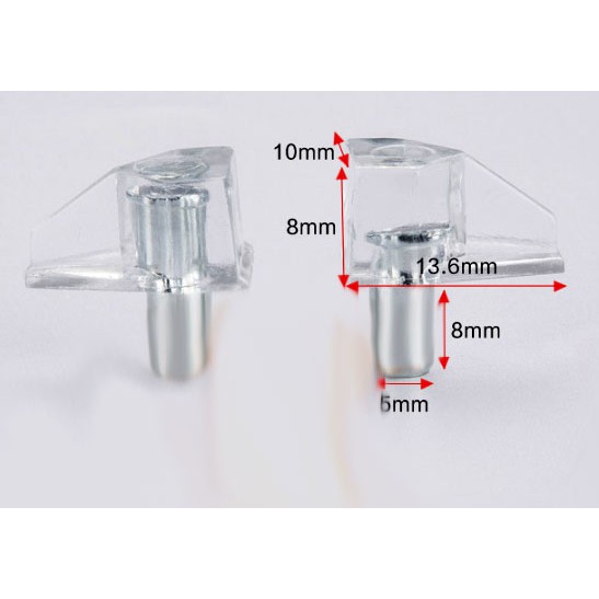 CHỐT ĐỠ KỆ KHÔNG REN KS0721