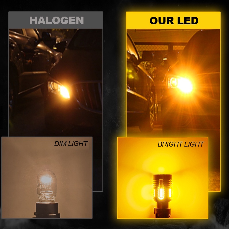 Bộ 2 Đèn LED Tín Hiệu T20 7440 Wy21w 1156 Bau15s Py21w P21w Ba15s T15 WY16W Cho Xe Hơi